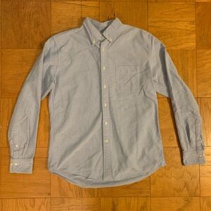 Uniqlo Button Down Oxford Shirt - Light Blue - L